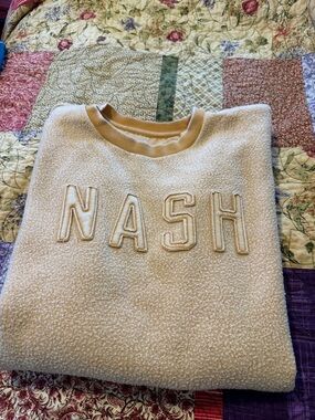 Ash Cream 'NASH' Fleece Sweatshirt